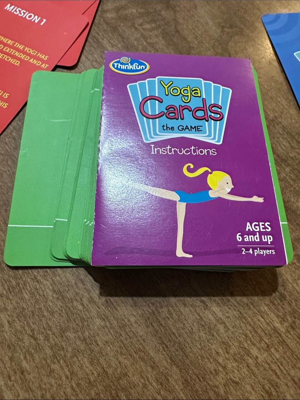 Think! Yoga Cards Game - Purple & Green Deck